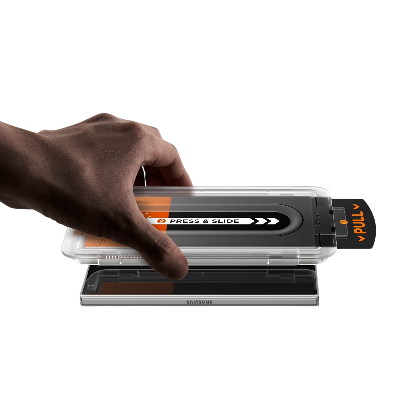 Spigen GLAS.tR EZ Fit Pro Screen Protector for Samsung Galaxy Z Fold 7 - 2 Pack