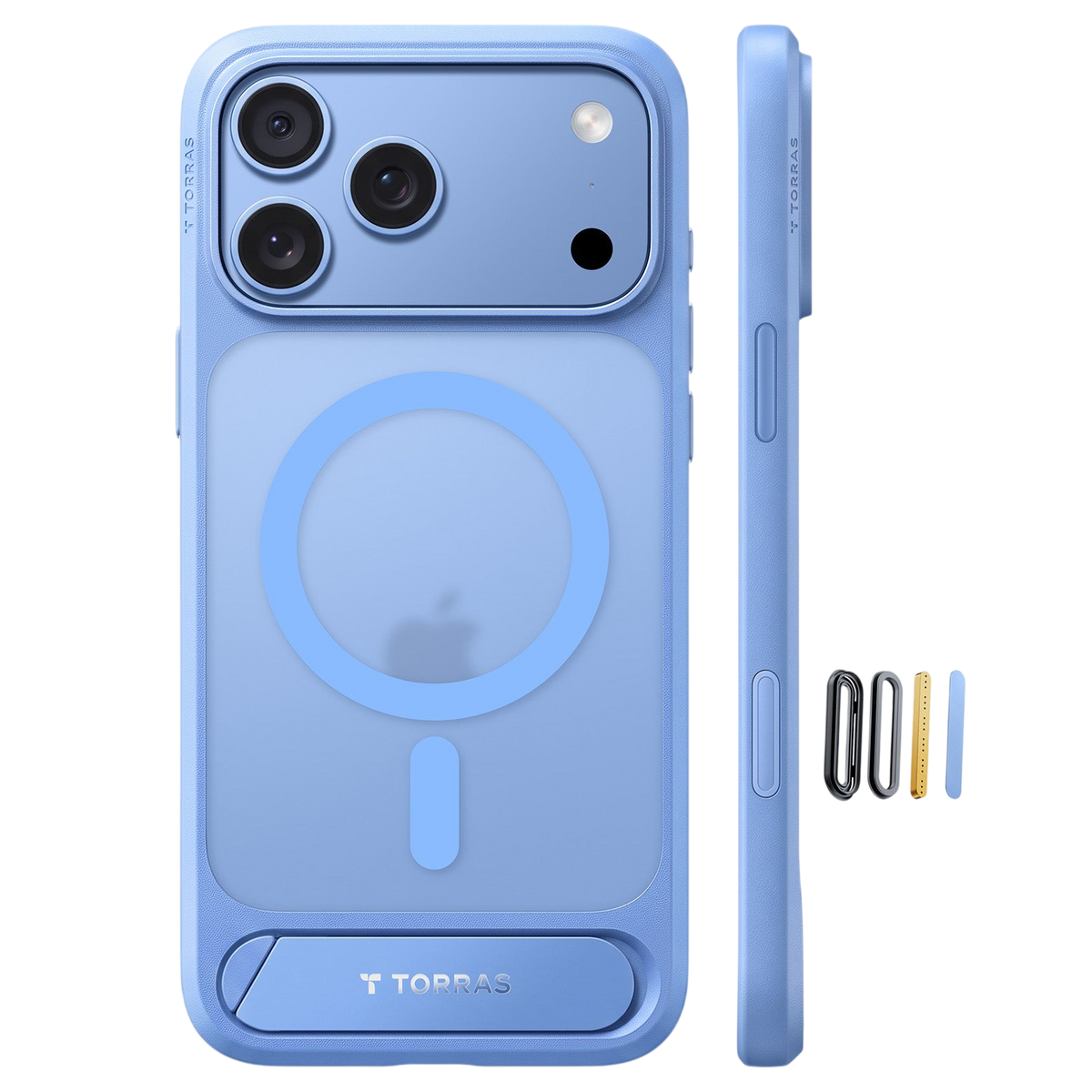 Torras Ostand L1 Case for iPhone 17 Pro / iPhone 18 Pro - Blue