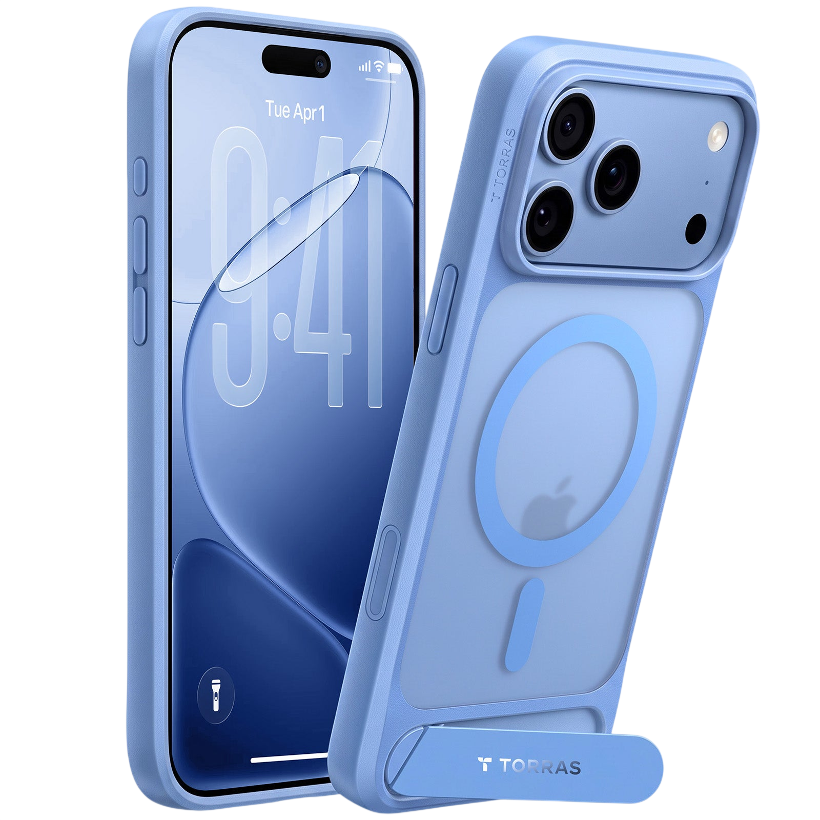 Torras Ostand L1 Case for iPhone 17 Pro / iPhone 18 Pro - Blue