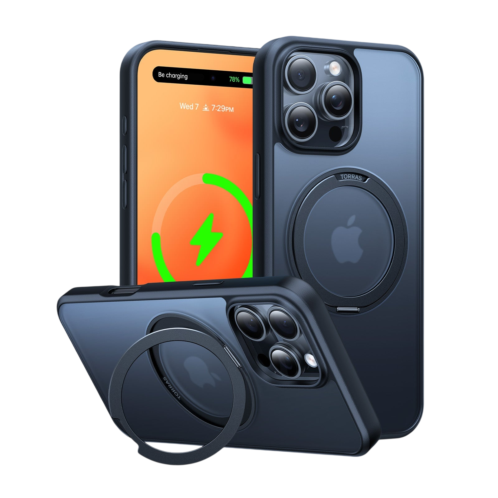 TOORAS Ostand Pro حافظة MagSafe قابلة للدوران 360 درجة لهاتف iPhone 16 Pro