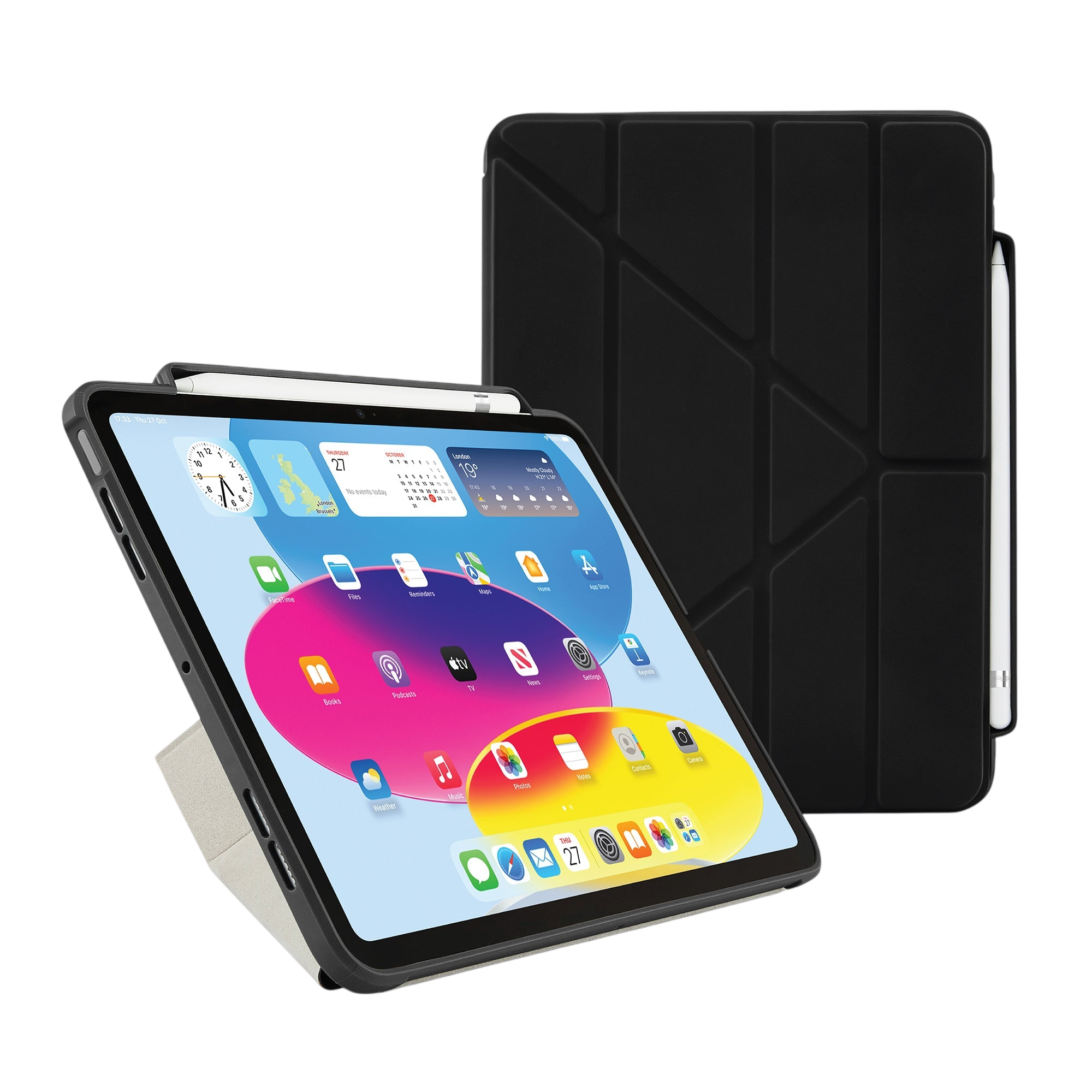 جراب Pipetto Origami No3 بحامل قلم لجهاز iPad (A16) / iPad (2022)