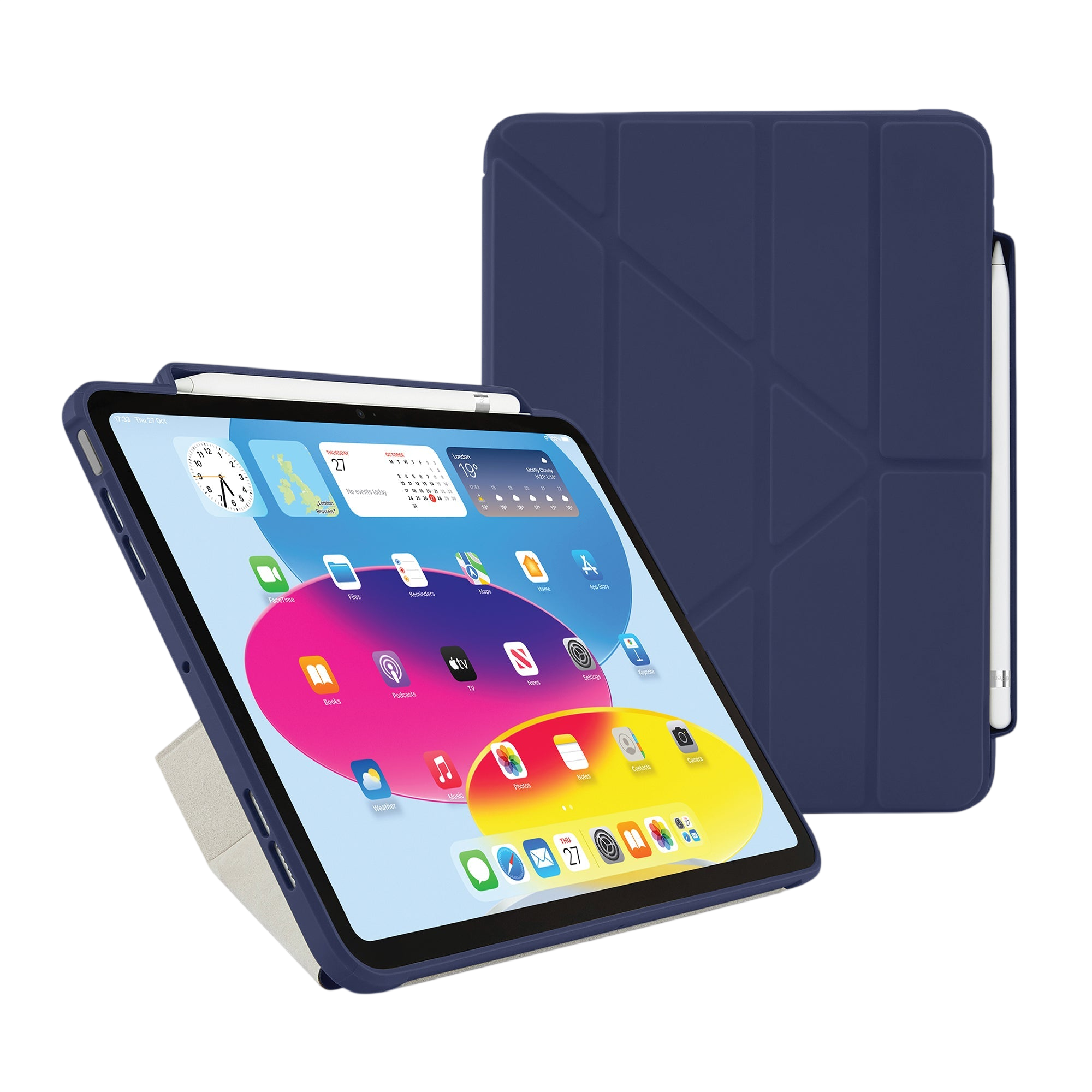 جراب Pipetto Origami No3 بحامل قلم لجهاز iPad (A16) / iPad (2022)