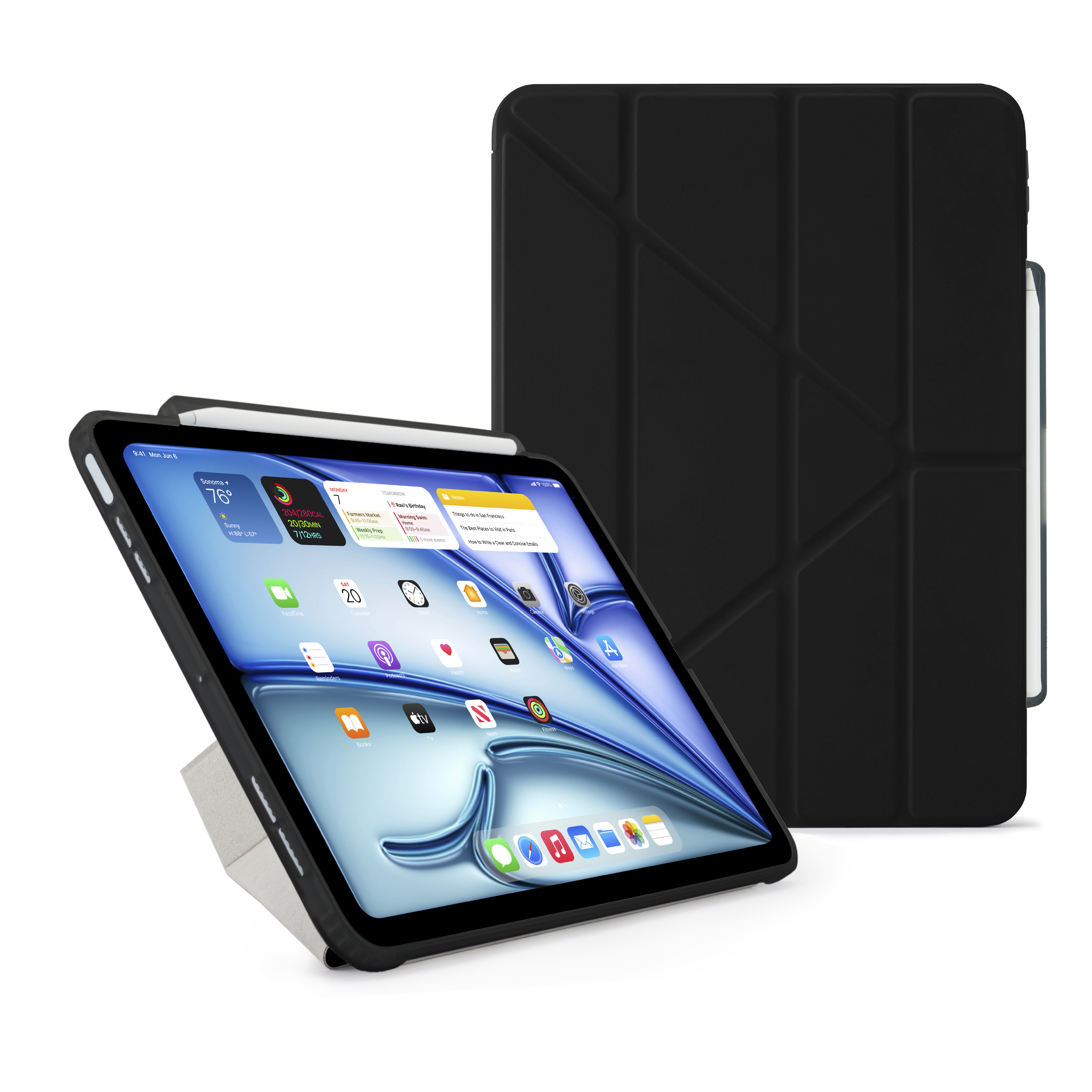 جراب Pipetto Origami No3 بحامل قلم لجهاز iPad Air 13"