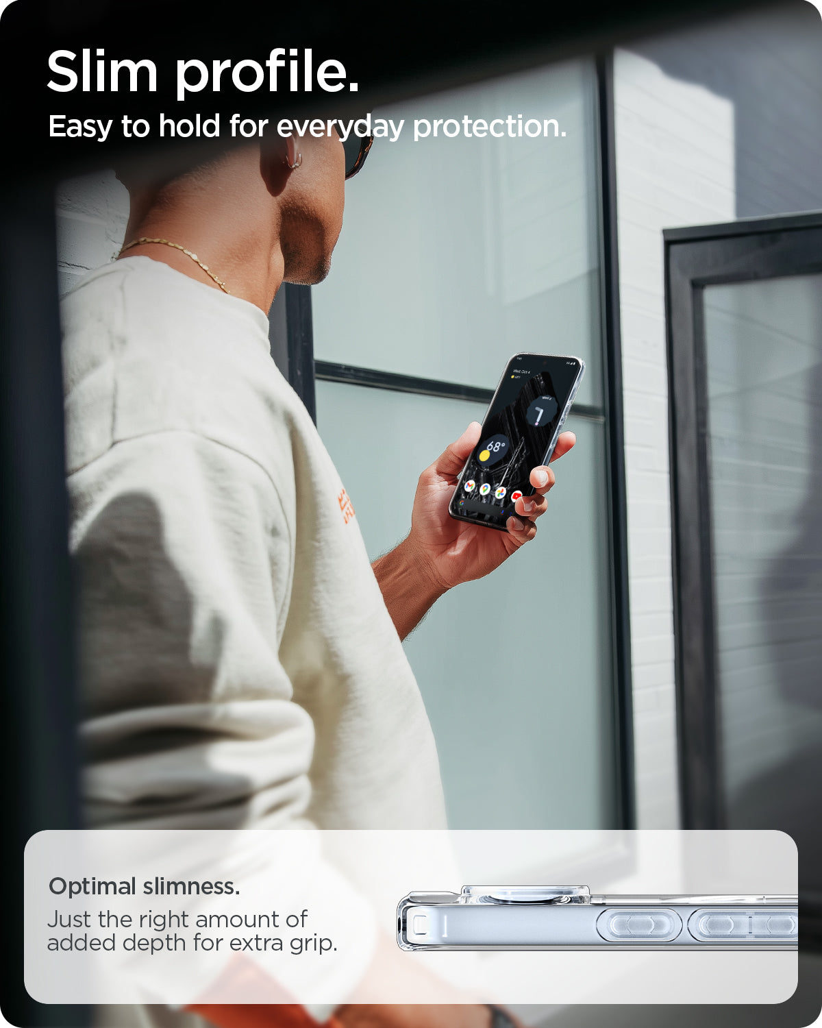 غلاف سبجن الترا هايبرد مع حلقة معدنية (ماج فيت) لجوجل بيكسل 10 برو XL