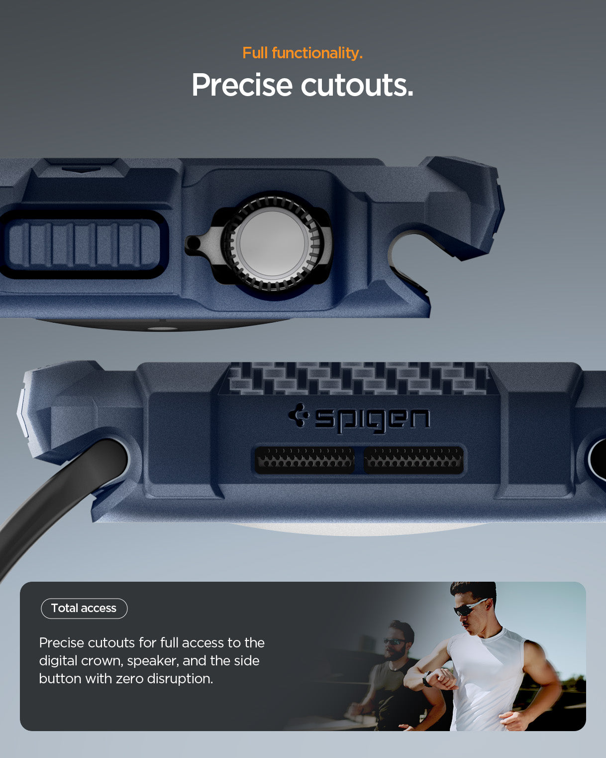 Spigen Rugged Armor 2 Case for Apple Watch Series 11 / Series 10 46mm