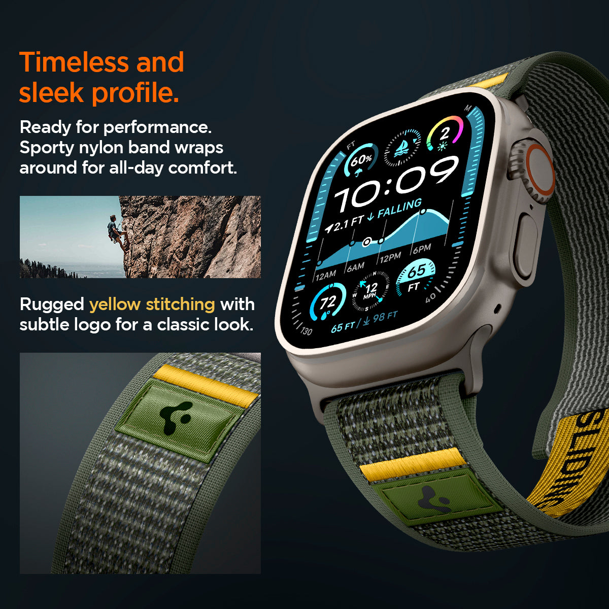 Spigen Athlex Air Watch Band for Apple Watch 49mm / 46mm / 45mm