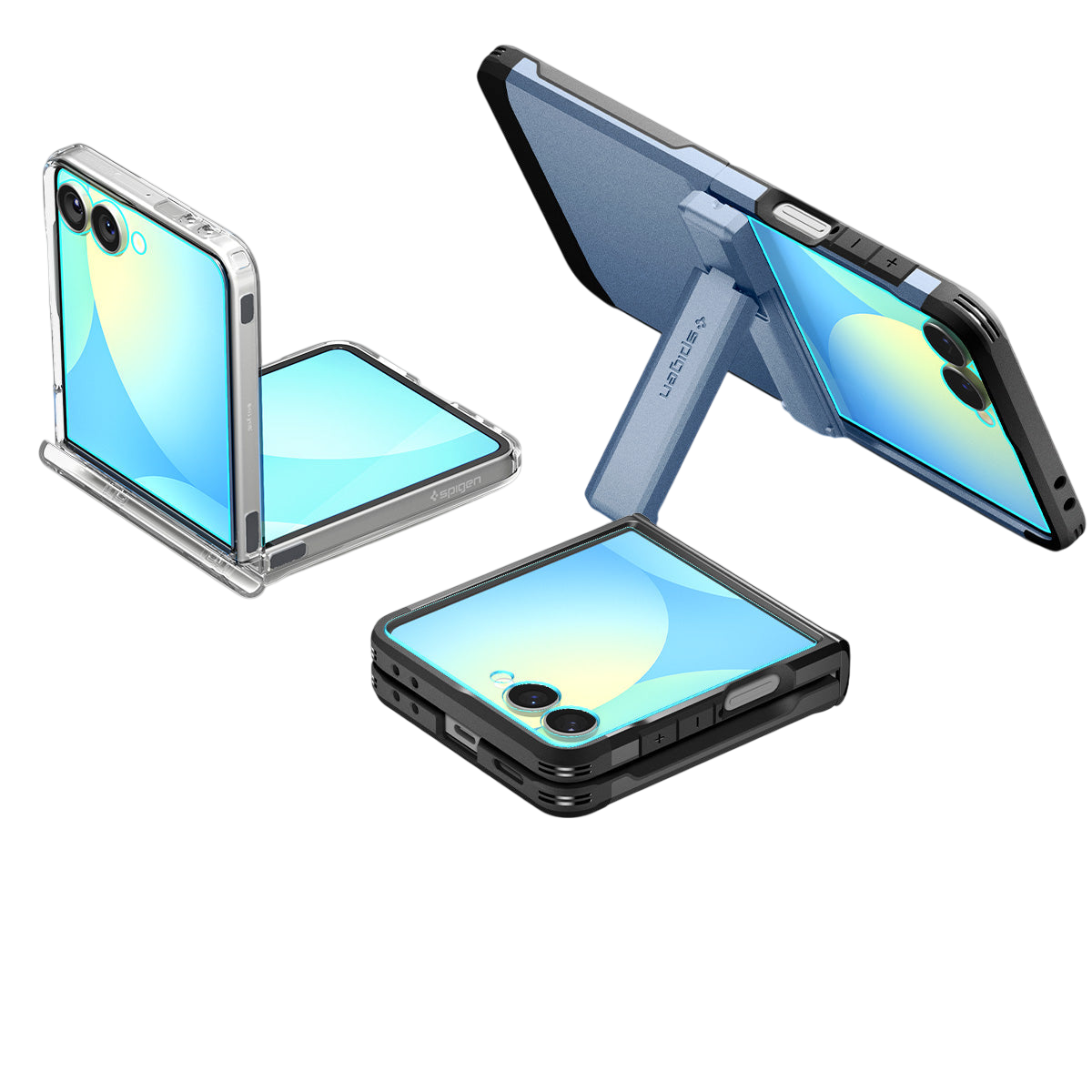 Spigen GLAS.tR EZ Fit Screen Protector for Samsung Galaxy Z Flip 7 - 2 Pack