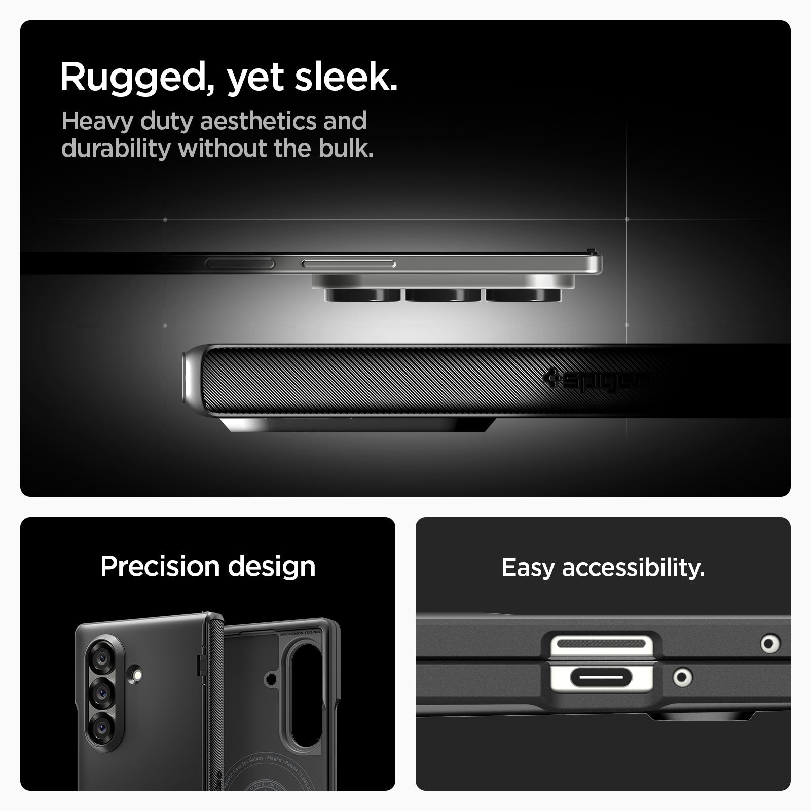 Spigen Slim Armor Pro (MagFit) Case for Samsung Galaxy Z Fold 7