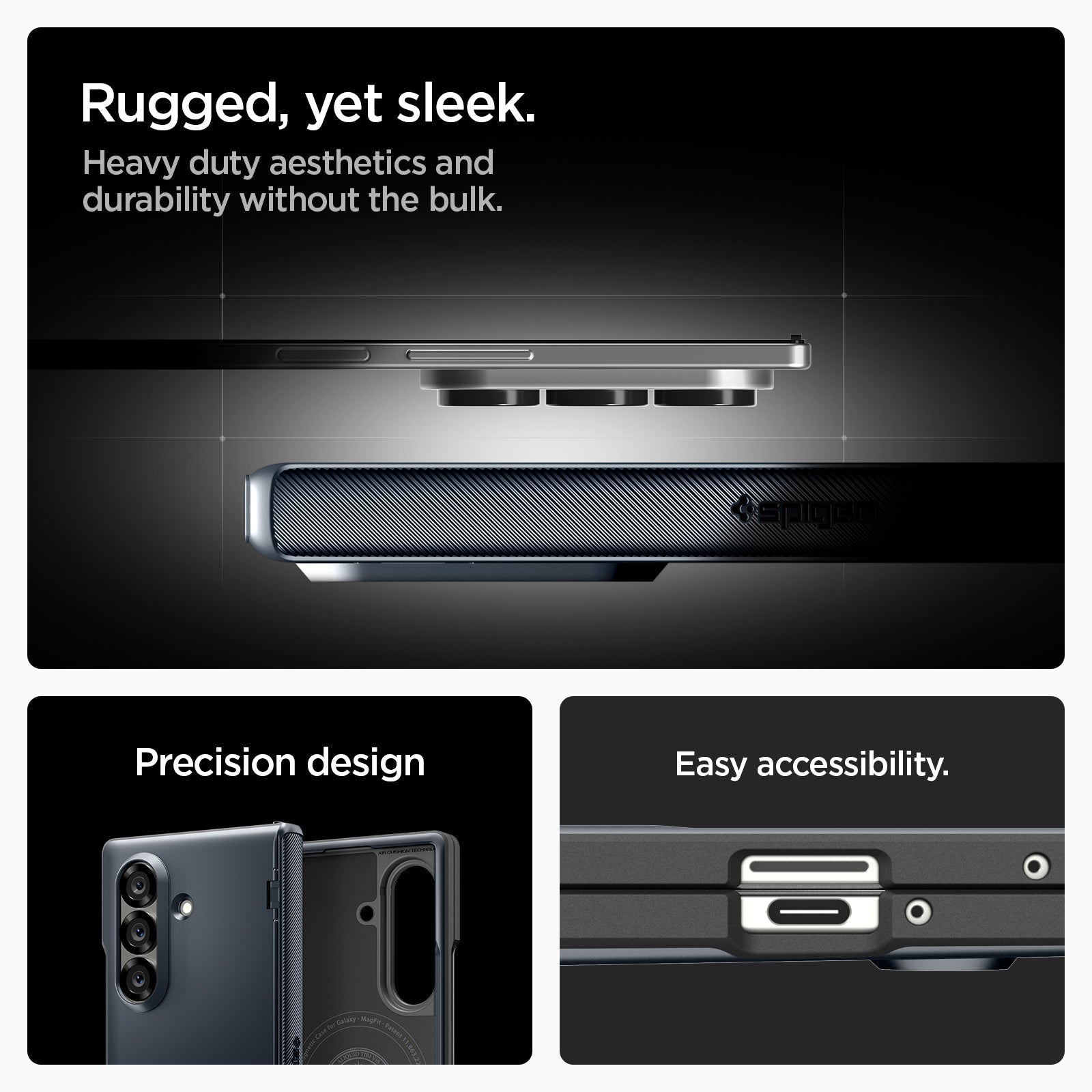 Spigen Slim Armor Pro (MagFit) Case for Samsung Galaxy Z Fold 7