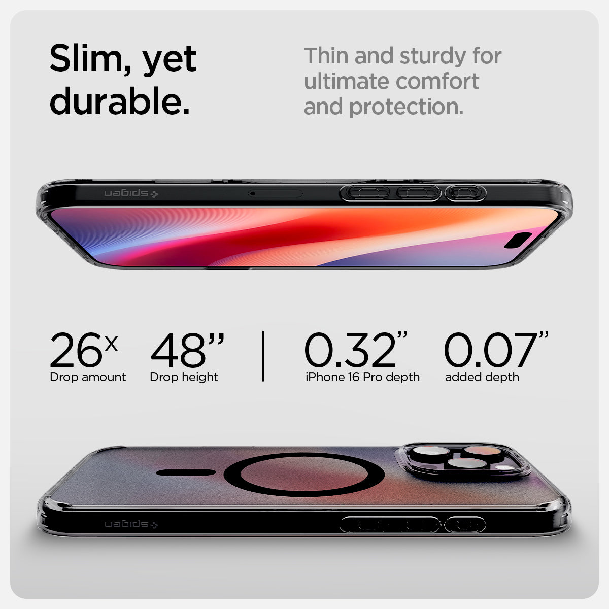 Spigen Ultra Hybrid T (MagFit + Camera Control) Case for iPhone 16 Pro Max