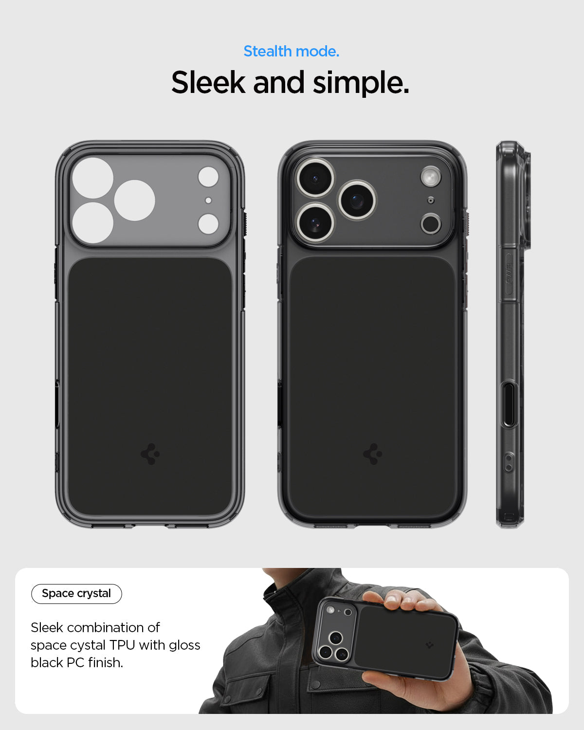 غلاف سبجن الترا هايبرد تي ماغ فيت لجهاز آيفون 17 برو ماكس / آيفون 17 برو