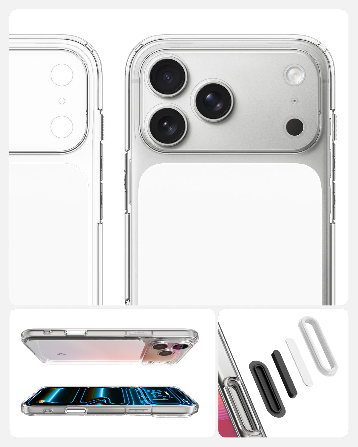 غلاف سبجن الترا هايبرد تي ماغ فيت لجهاز آيفون 17 برو ماكس / آيفون 17 برو