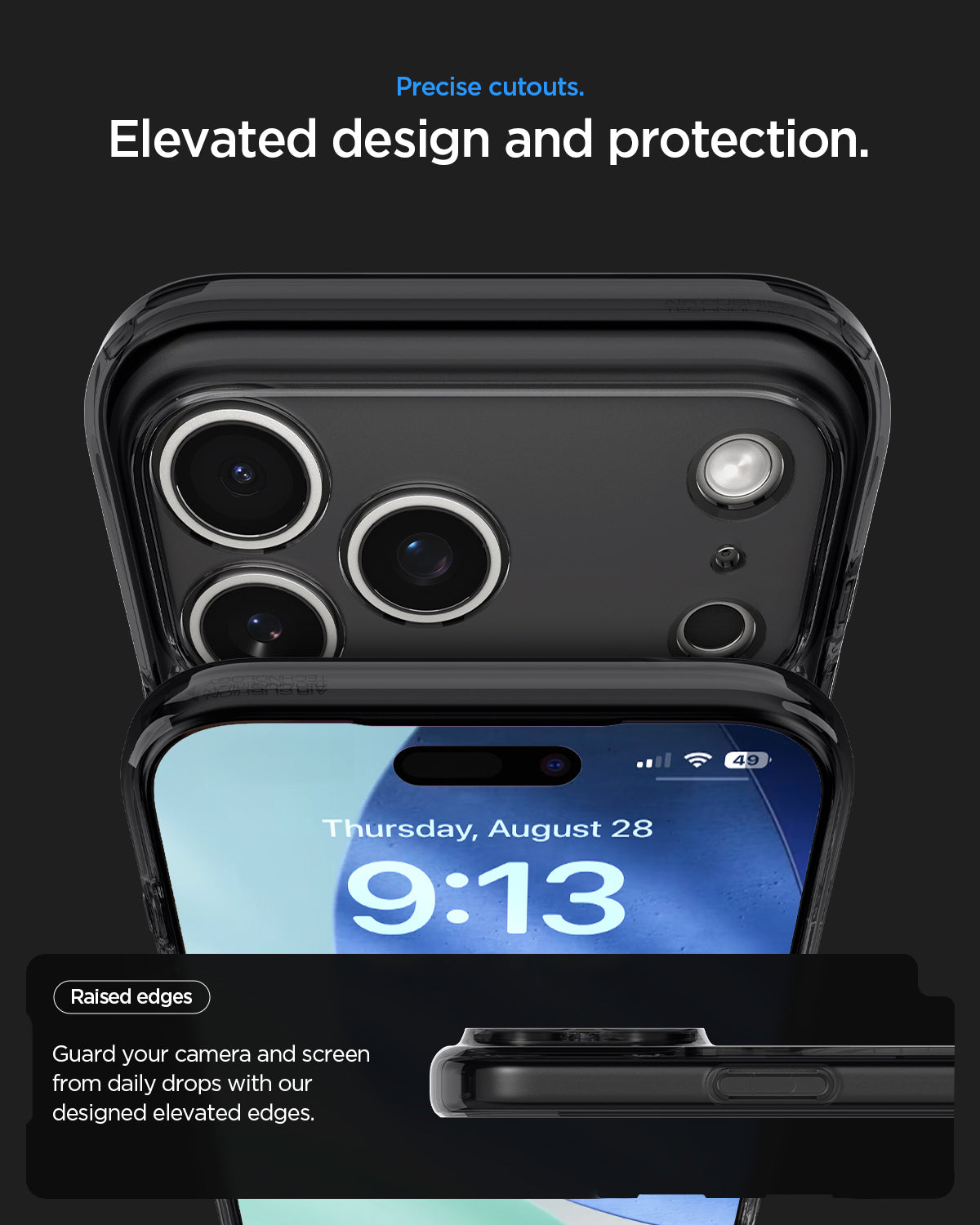 غلاف سبجن ألترا هايبرد زيرو وان (ماج فيت) لآيفون 17 برو ماكس