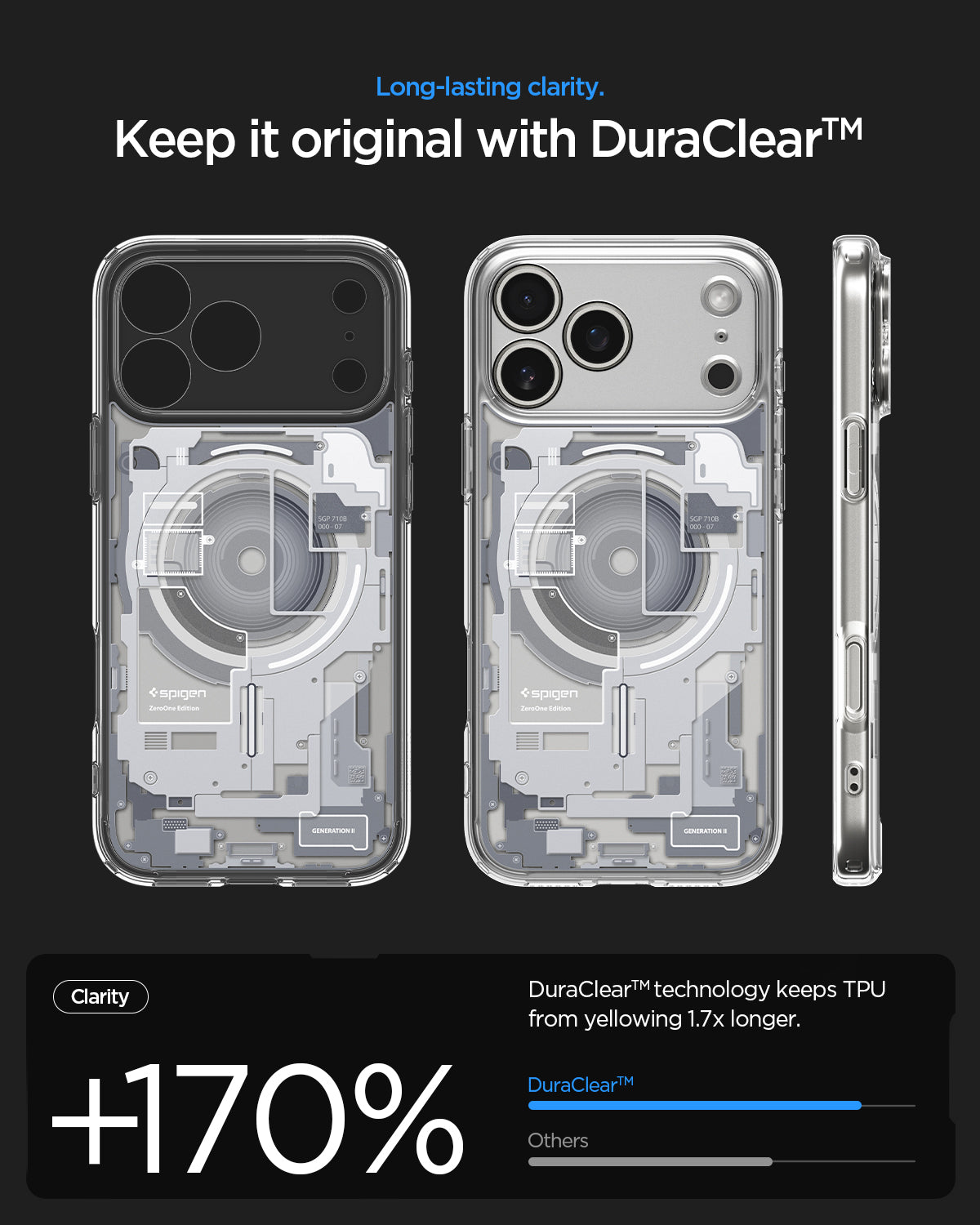 غلاف سبجن ألترا هايبرد زيرو وان (ماج فيت) لآيفون 17 برو ماكس