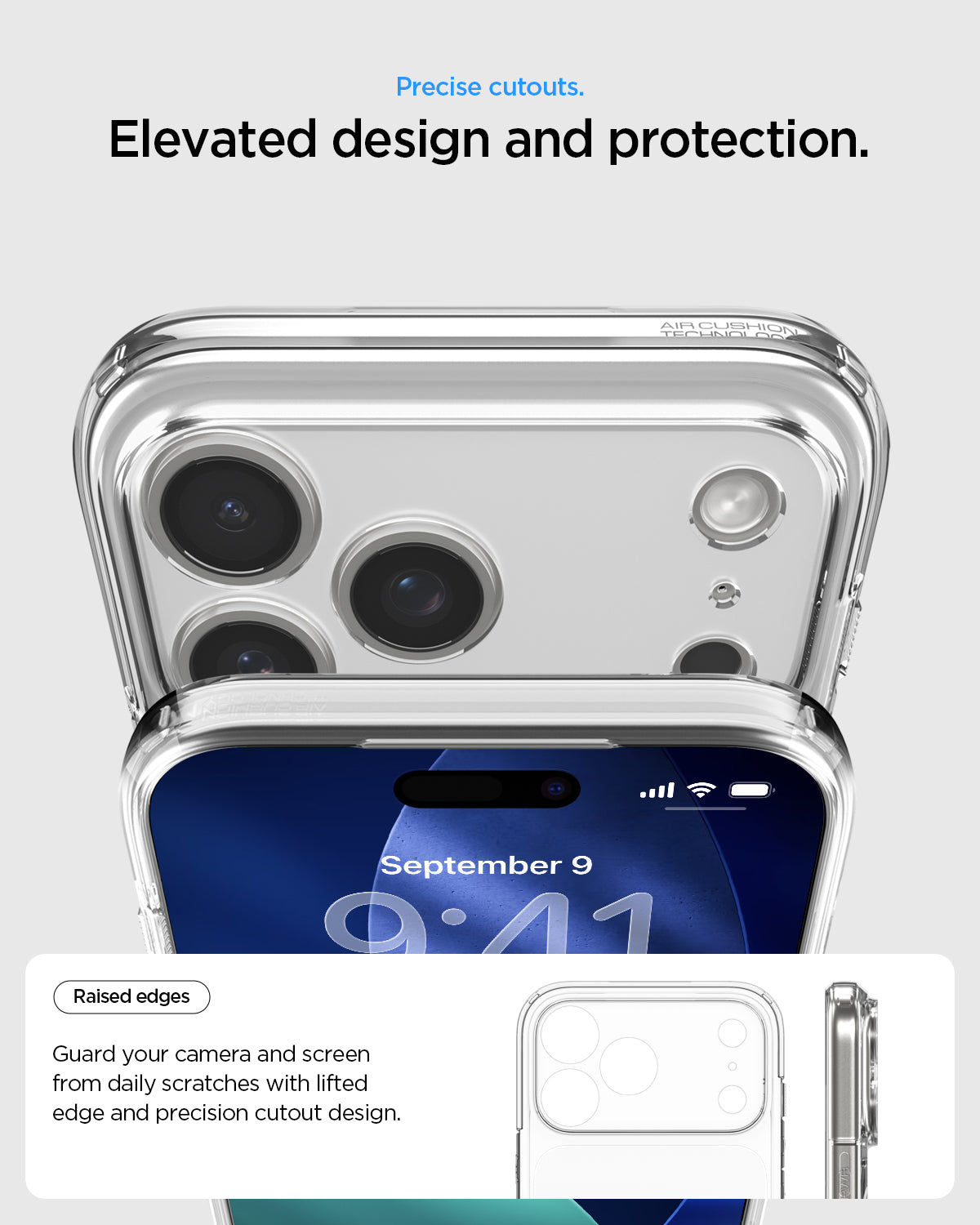 غلاف سبجن الترا هايبرد تي ماغ فيت لجهاز آيفون 17 برو ماكس / آيفون 17 برو