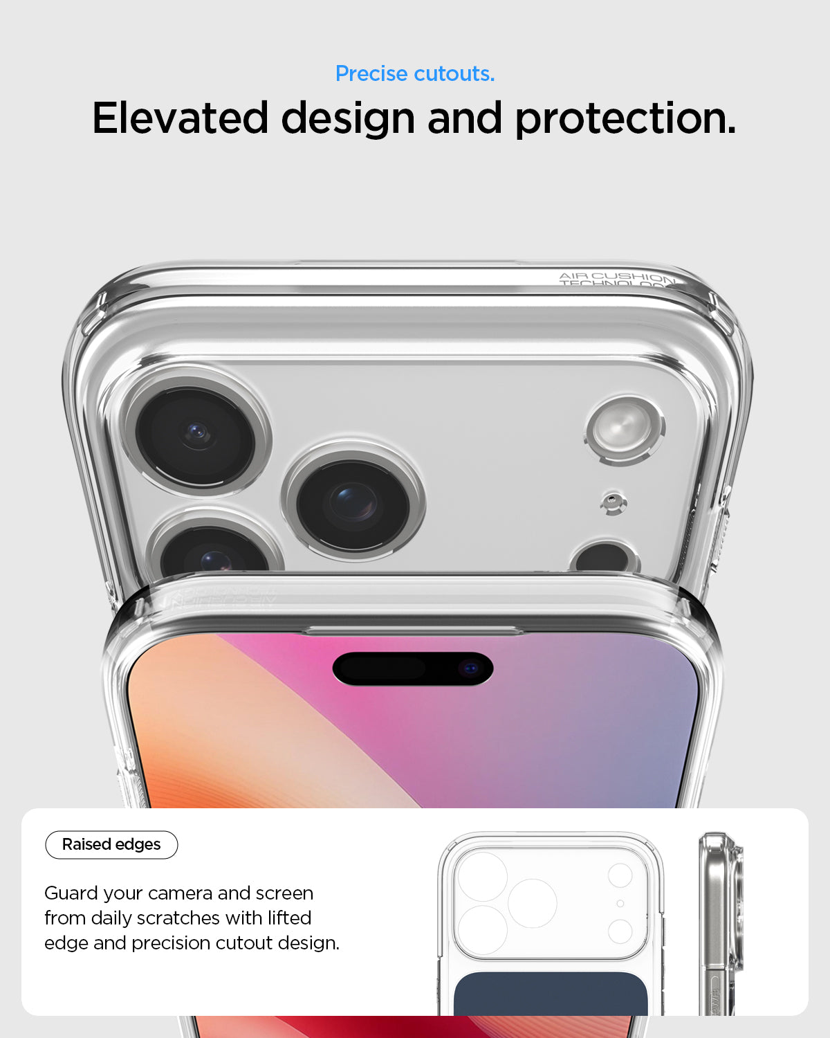 غلاف سبجن الترا هايبرد تي ماغ فيت لجهاز آيفون 17 برو ماكس / آيفون 17 برو