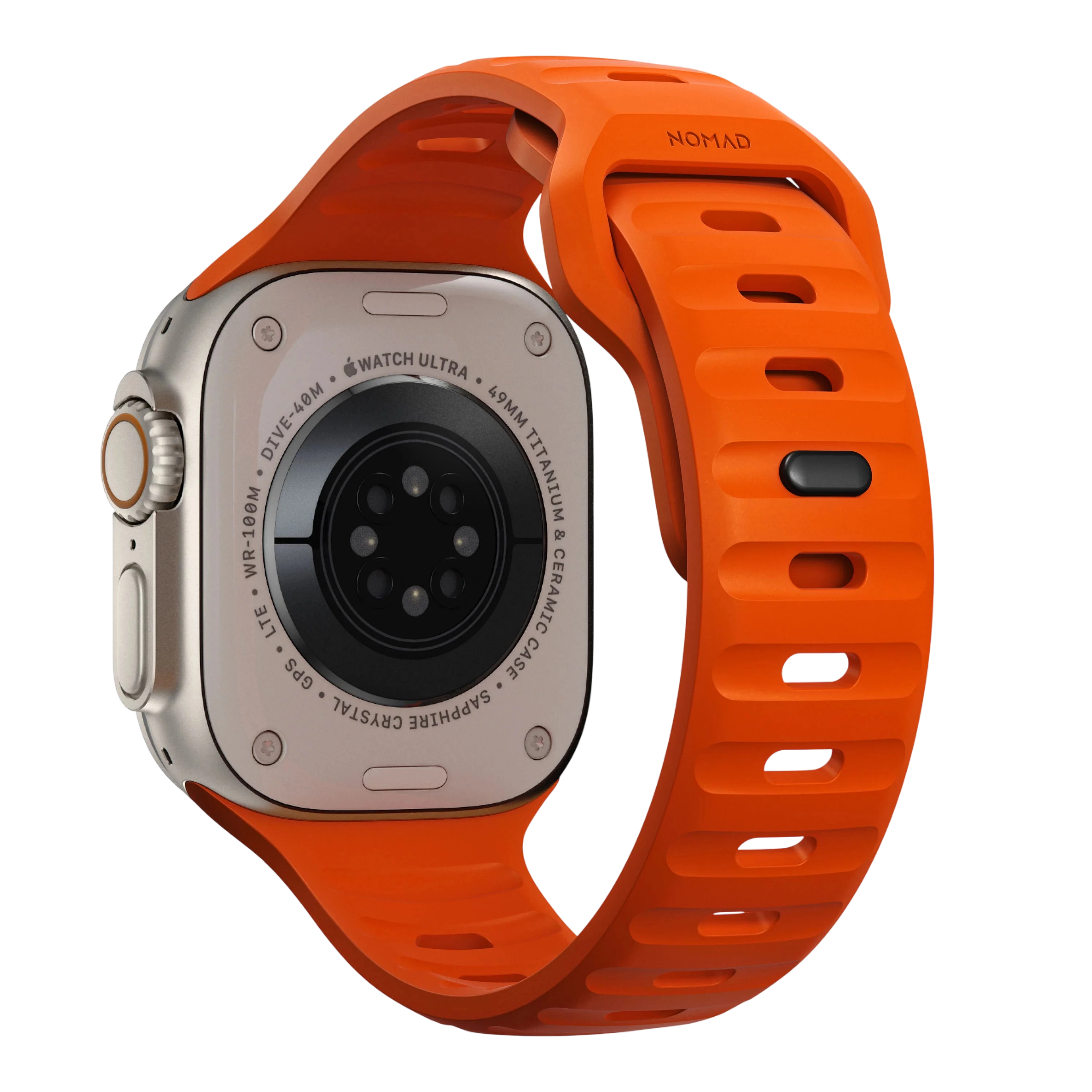 حزام رياضي مقاوم للماء نومات لساعة آبل 49mm / 46mm / 45mm