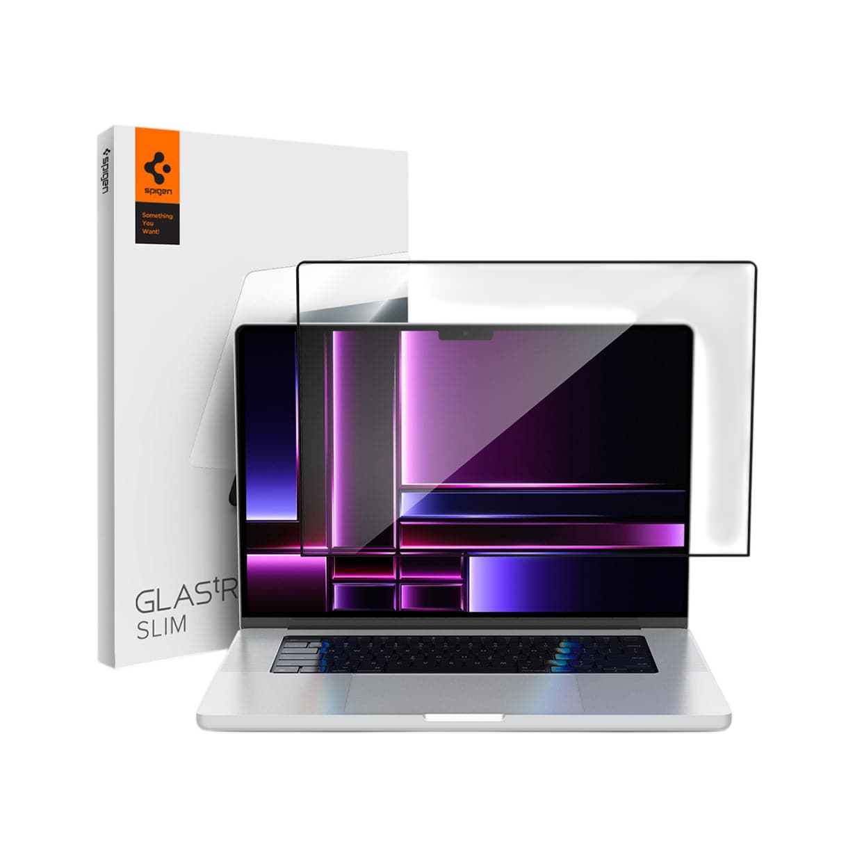 Spigen GLAS.tR SLIM Tempered Glass Screen Protector for MacBook Pro 14-inch M5 / M4 / M3 / M2 / M1