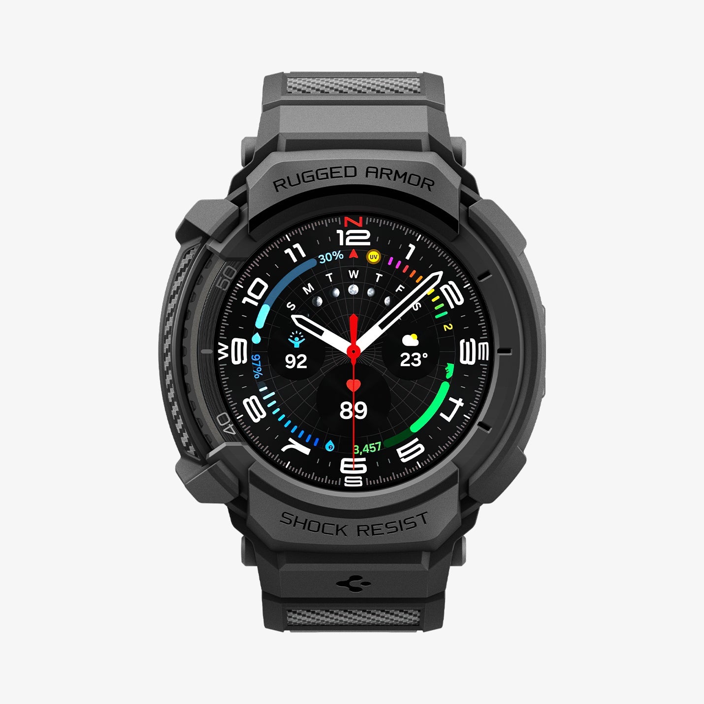 Spigen Rugged Armor Pro Band + Case for Samsung Galaxy Watch8 Classic