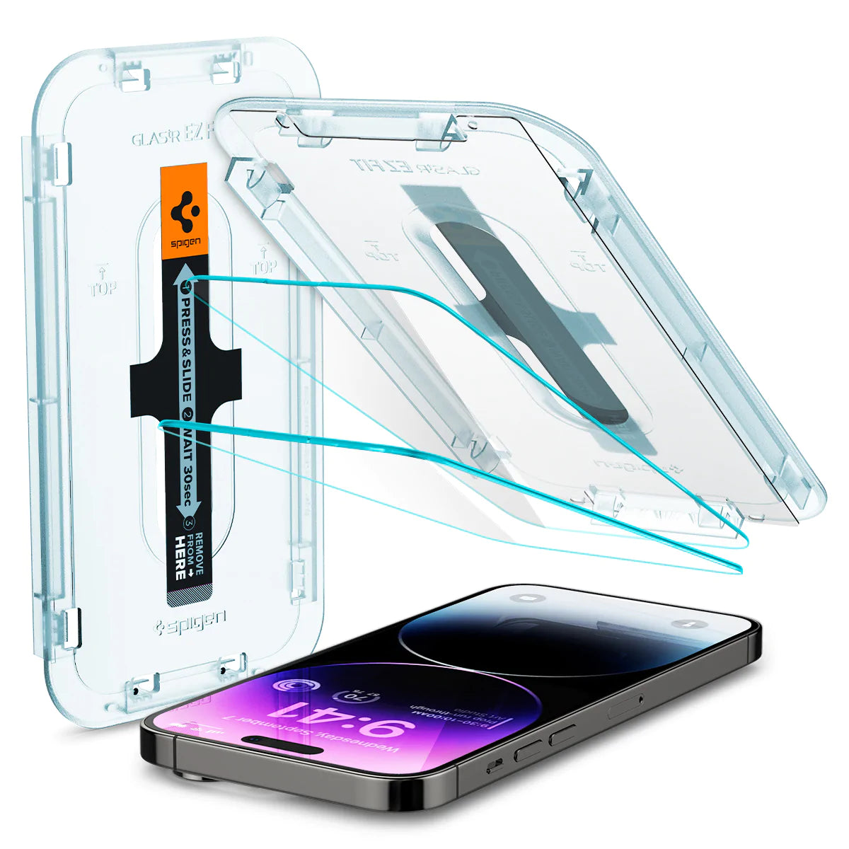 Spigen iPhone 14 Pro Max Screen Protector EZ FIT GLAS.tR (Sensor Protection)