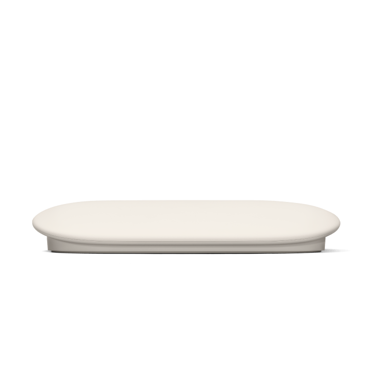 Google TV Streamer (4K) - Porcelain front view