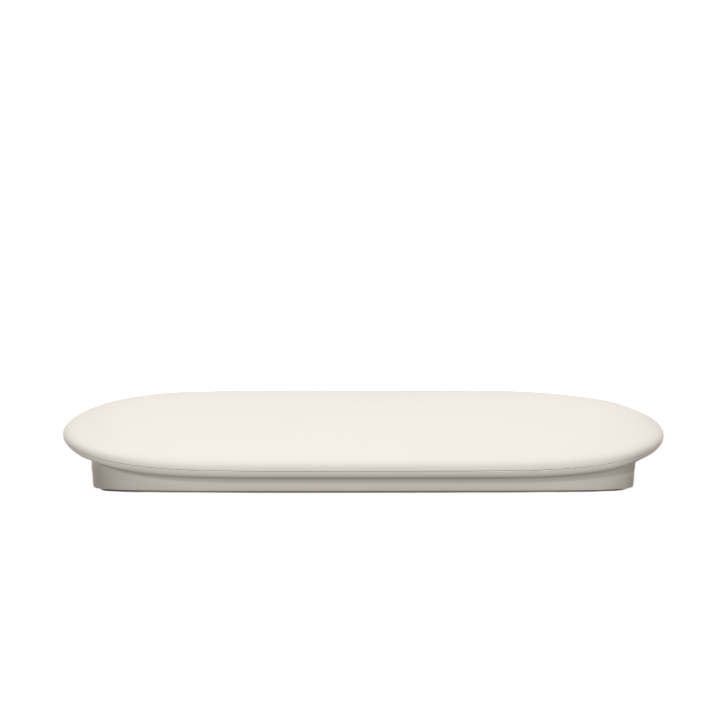 Google TV Streamer (4K) - Porcelain front view