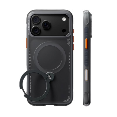 Torras Ostand Q3 Air Case for iPhone 18 Pro Max - Black 