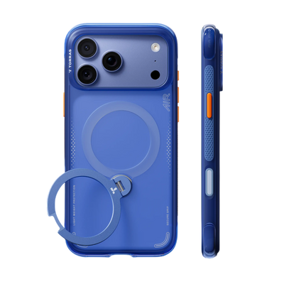 Torras Ostand Q3 Air Case for iPhone 18 Pro Max - Arctic Blue 