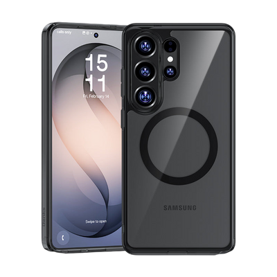 حافظة بنكس Magnetic Crystal مع إطار TPU لسامسونج جالاكسي S26 Ultra / S26+ / S26