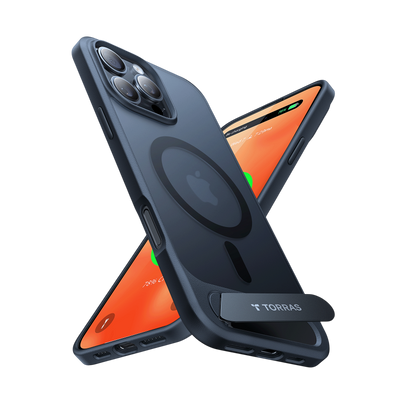 حافظة TORRAS Pstand أفقية ورأسية بمسند MagSafe لهاتف iPhone 16 Pro Max