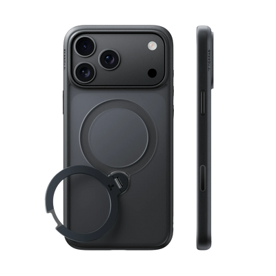 Torras Ostand Q3 Spin Case for iPhone 18 Pro Max - Black 