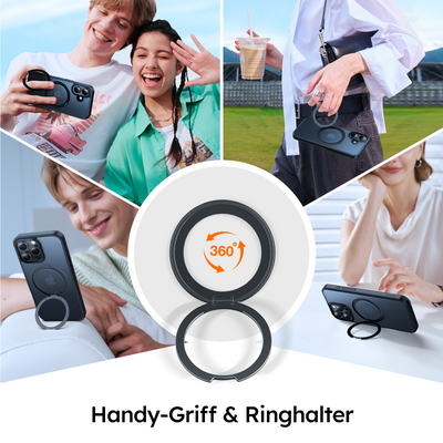 TOORAS Ostand Pro حافظة MagSafe قابلة للدوران 360 درجة لهاتف iPhone 16 Pro Max