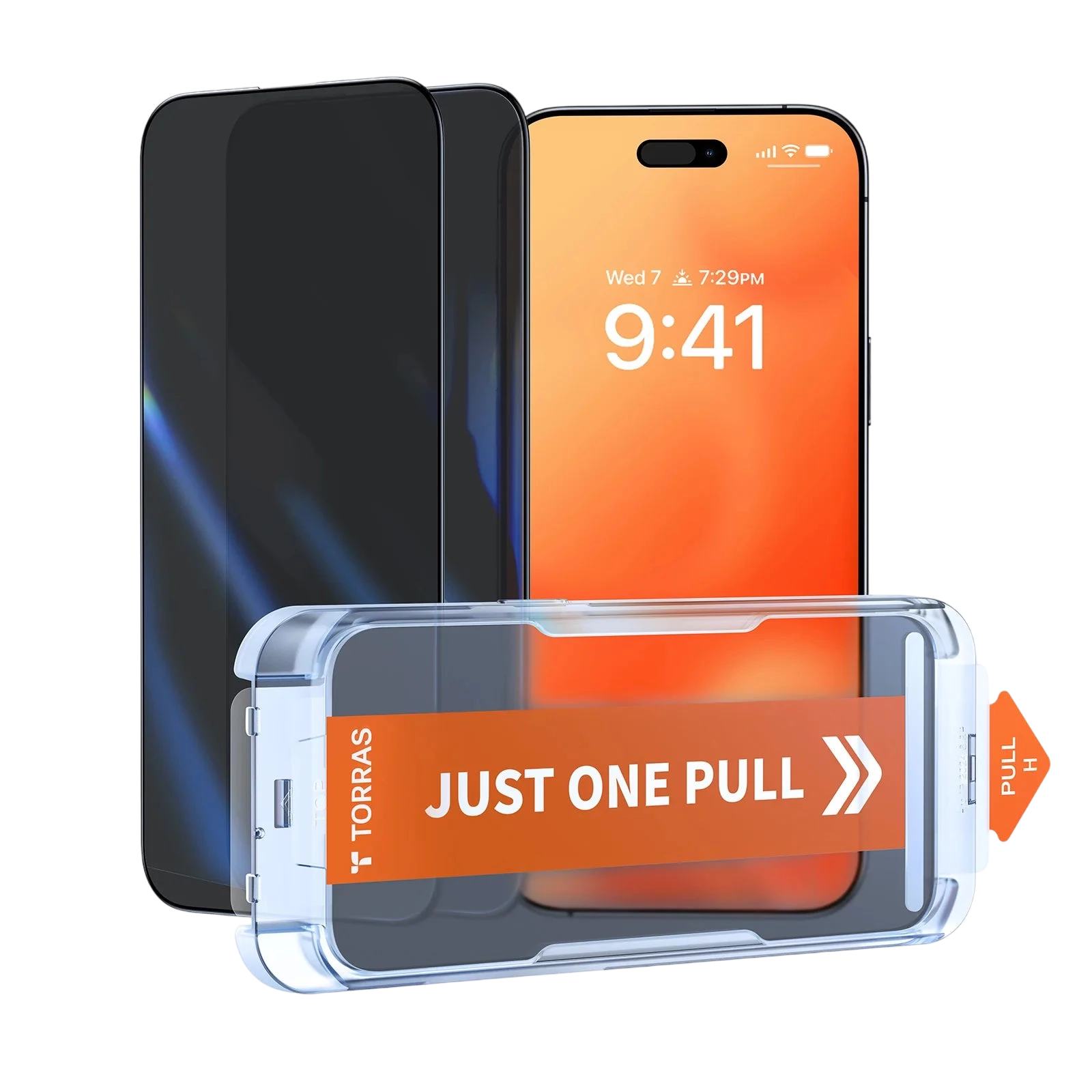 واقي شاشة زجاجي مقسى TORRAS GlassGo للخصوصية لجهاز iPhone 17 Pro Max / 17 Pro / Air / 17 - عبوة واحدة