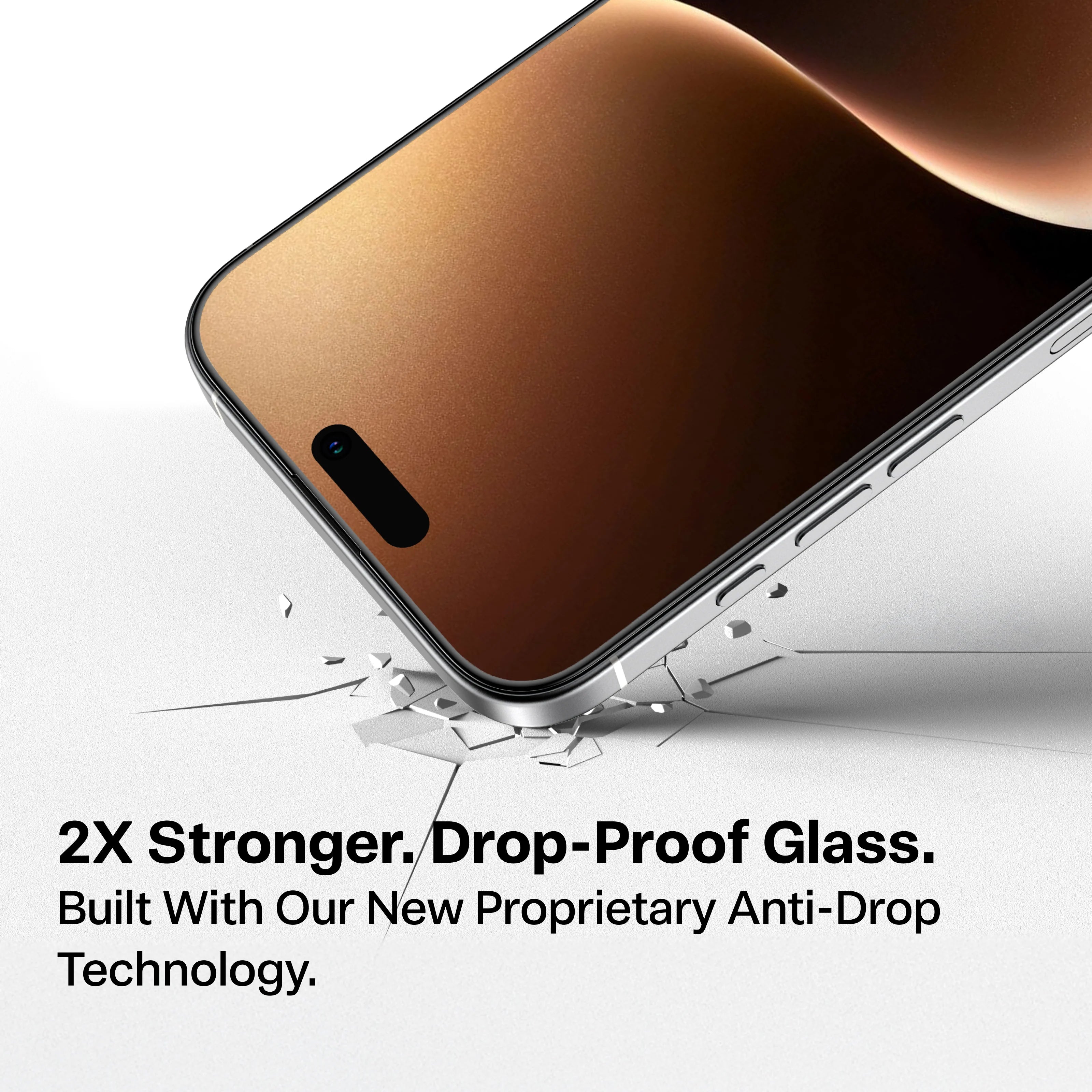 واقي شاشة زجاجي مقسى TORRAS GlassGo لجهاز iPhone 17 Pro Max / 17 Pro / Air / 17 - عبوة واحدة