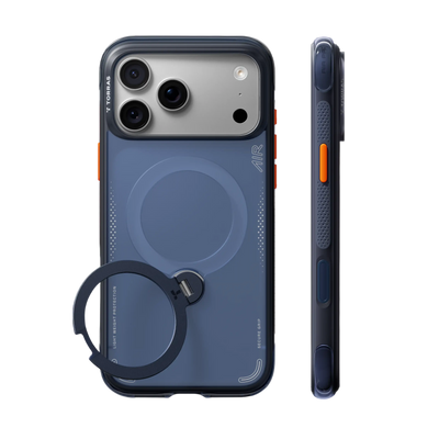 Torras Ostand Q3 Air Case for iPhone 18 Pro Max - Deep Blue 