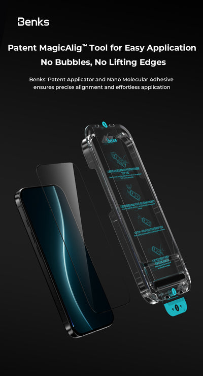 واقي شاشة زجاجي بنكس ووريور من الياقوت لـ iPhone 17 Pro Max / 17 Pro / Air / 17