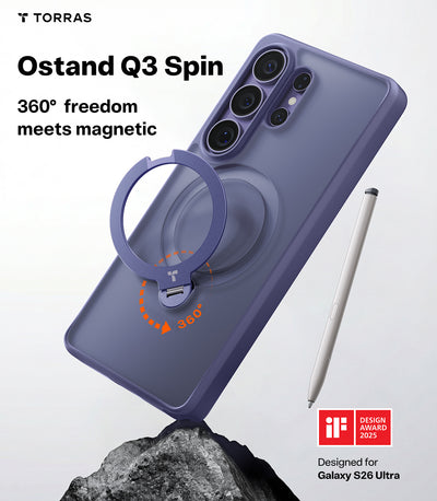 TORRAS Ostand Spin for Samsung Galaxy S26 Ultra
