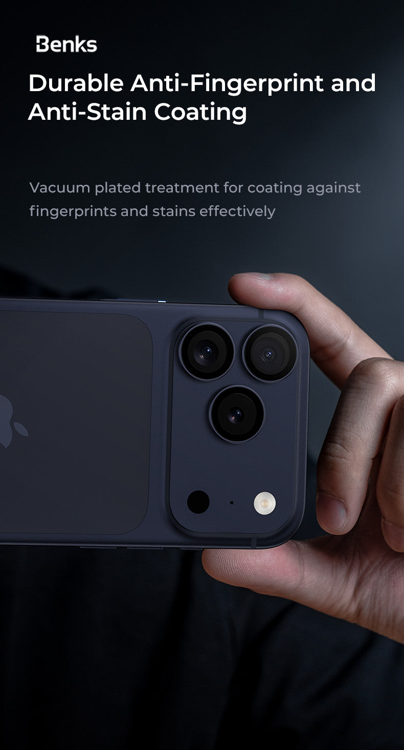 Benks Sapphire Lens Protector for iPhone 17 Pro Max / 17 Pro