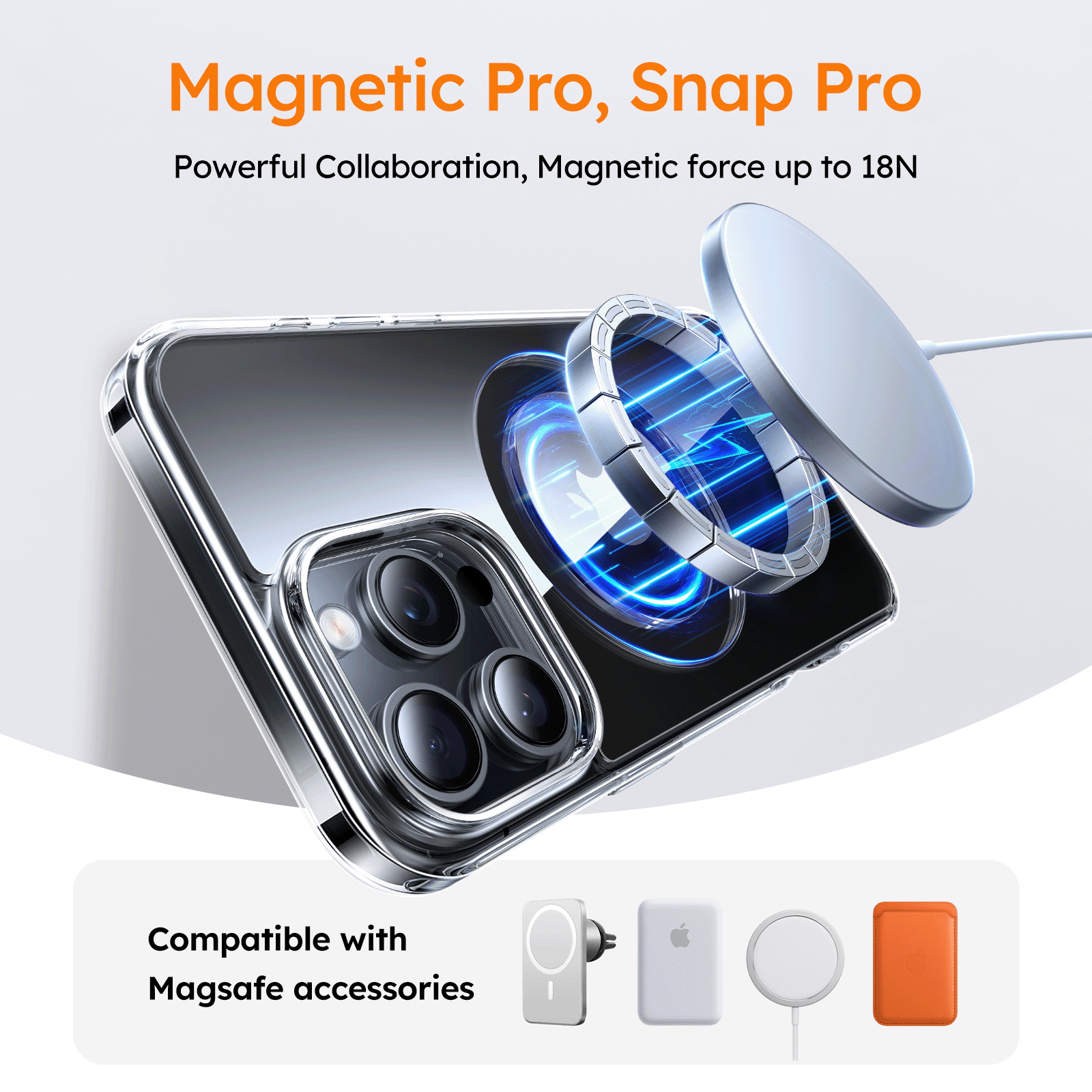 TOORAS Ostand Pro حافظة MagSafe بحامل دوار 360 درجة لهاتف iPhone 16 Pro