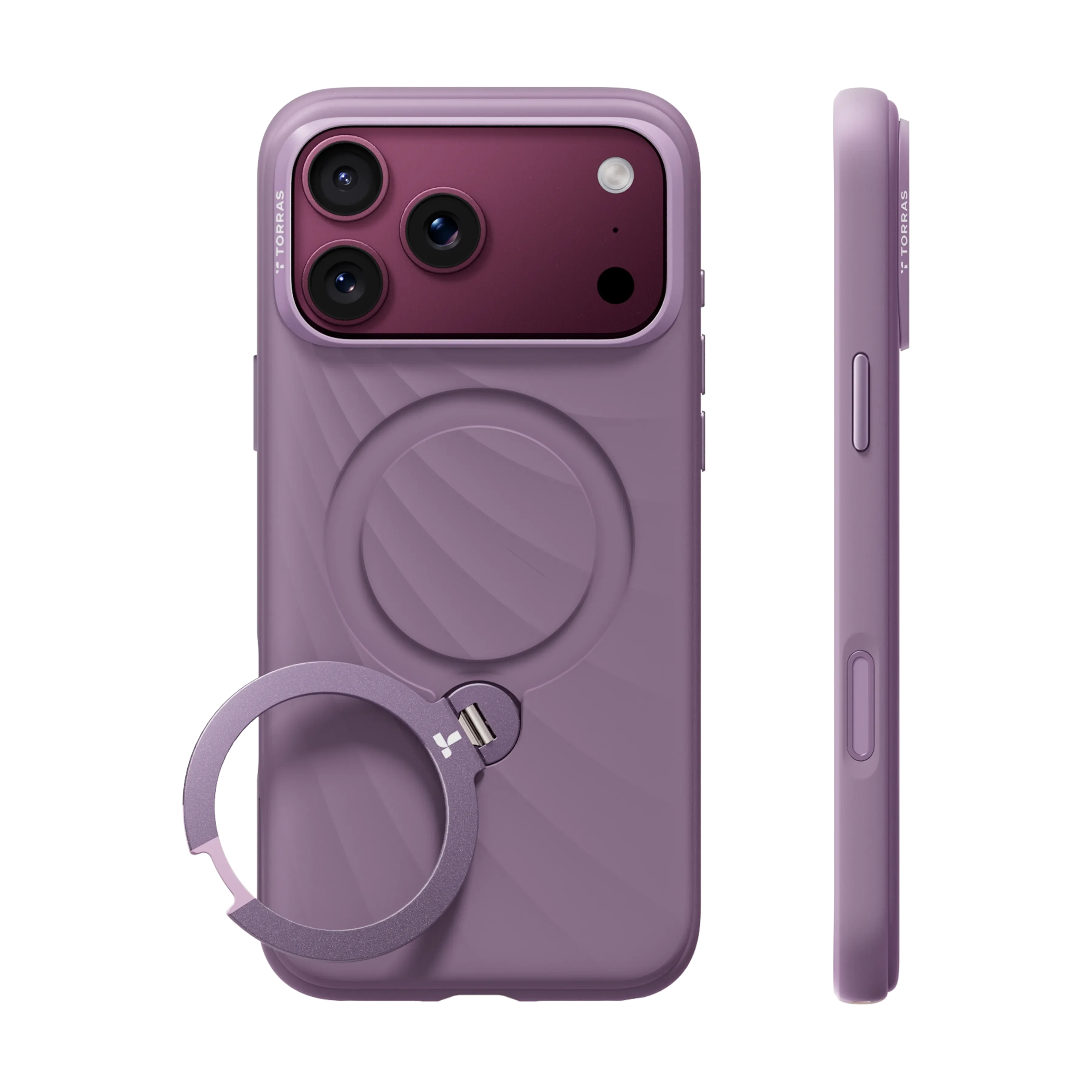 Torras Ostand Q3 Silicone Case for iPhone 18 Pro