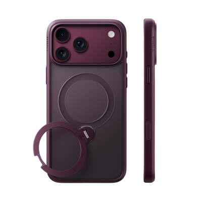 Torras Ostand Q3 Spin Case for iPhone 18 Pro - Purple 