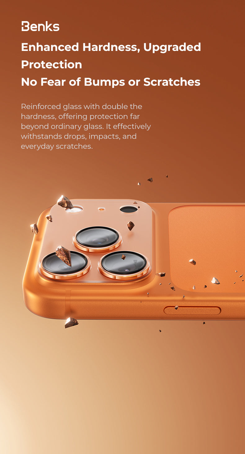 Benks Integrated Matte Transparent Protector for iPhone 17 Pro
