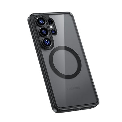 حافظة بنكس Magnetic Crystal مع إطار TPU لسامسونج جالاكسي S26 Ultra / S26+ / S26
