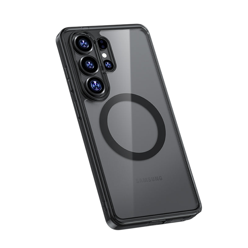 حافظة بنكس Magnetic Crystal مع إطار TPU لسامسونج جالاكسي S26 Ultra / S26+ / S26