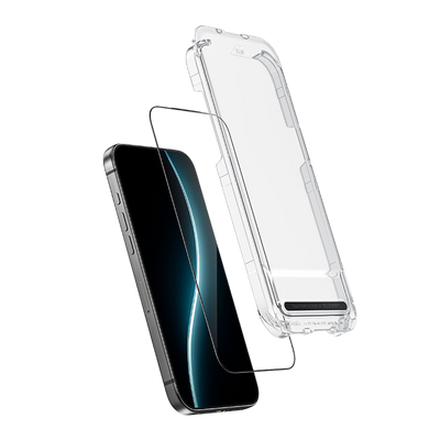 واقي شاشة زجاجي بنكس ووريور من الياقوت لـ iPhone 17 Pro Max / 17 Pro / Air / 17