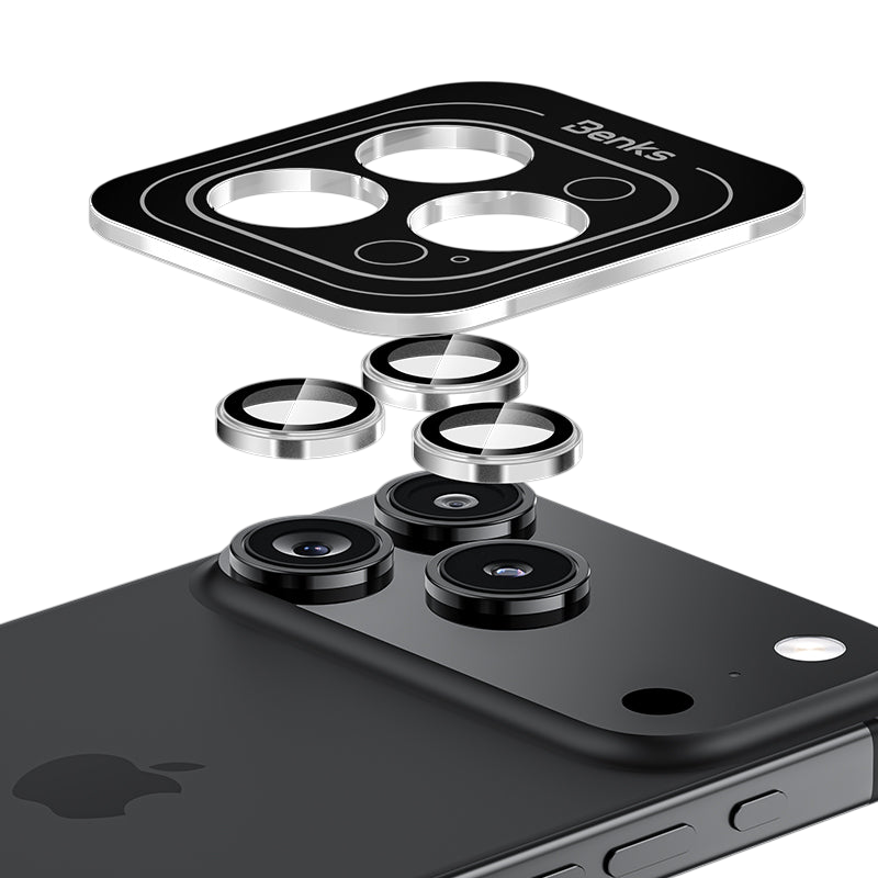 واقي عدسة بنكس جلاس ووريور لجهاز آيفون 17 برو ماكس / 17 برو / إير / 17