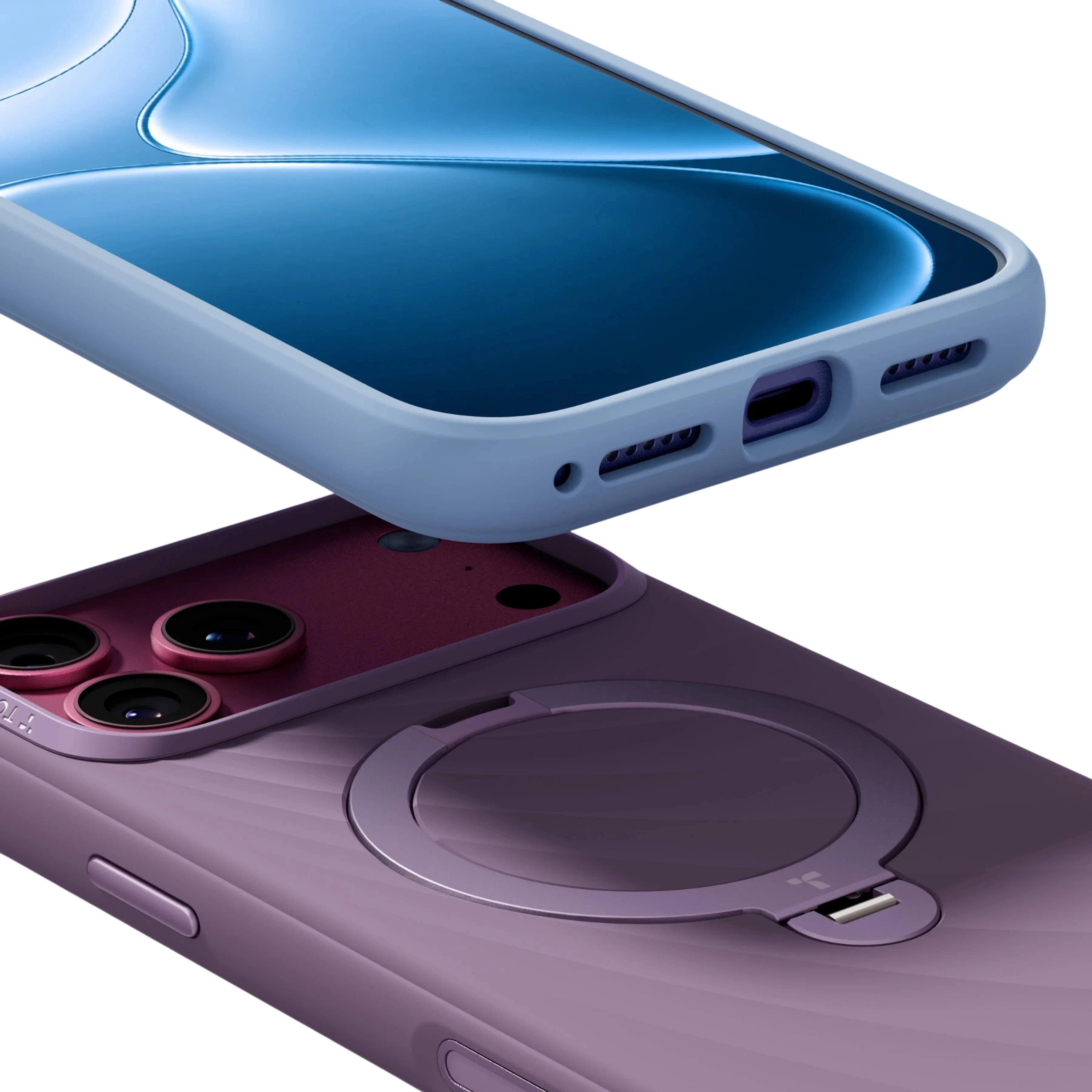 Torras Ostand Q3 Silicone Case for iPhone 18 Pro