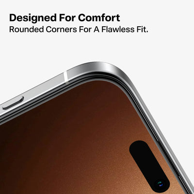 واقي شاشة زجاجي مقسى TORRAS GlassGo لجهاز iPhone 17 Pro Max / 17 Pro / Air / 17 - عبوة واحدة