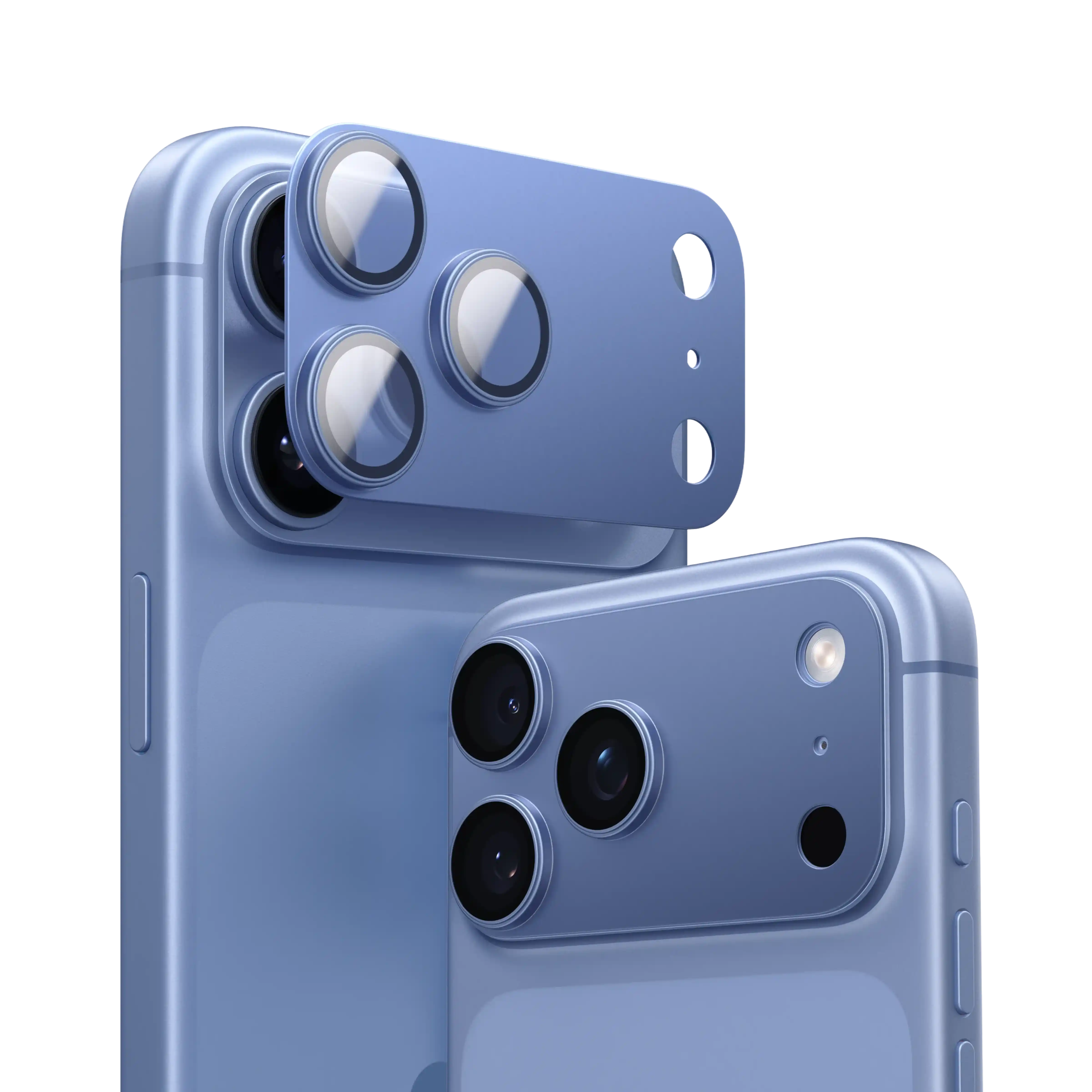 Torras CameraGo Camera Lens Protector for iPhone 18 Pro Max - Light Blue 