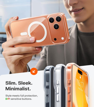 غلاف TORRAS SlimFit MagSafe لهاتف آيفون 17 برو ماكس / 17 برو / آير / 17